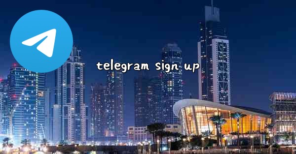 telegram sign up