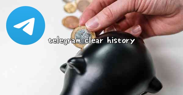 telegram clear history