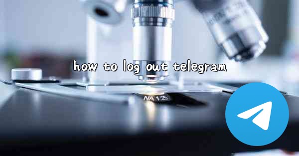 how to log out telegram