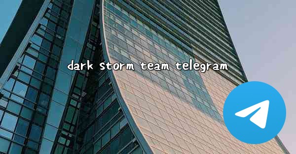 dark storm team telegram