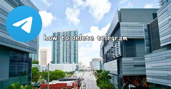 how to delete telegram