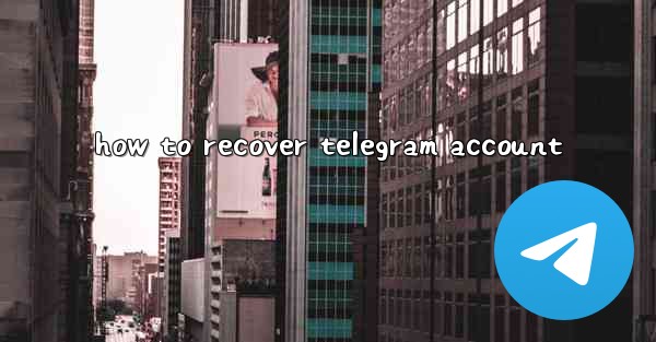 how to recover telegram account