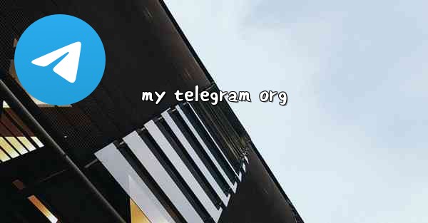 my telegram org