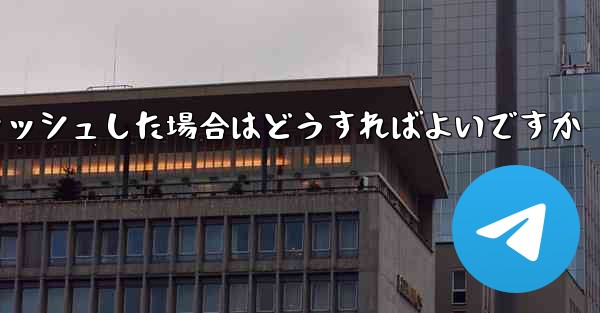 Paper Plane telegeram の登録がクラッシュした場合はどうすればよいですか