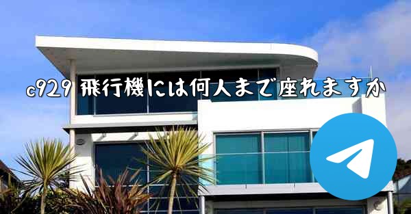 c929 飛行機には何人まで座れますか