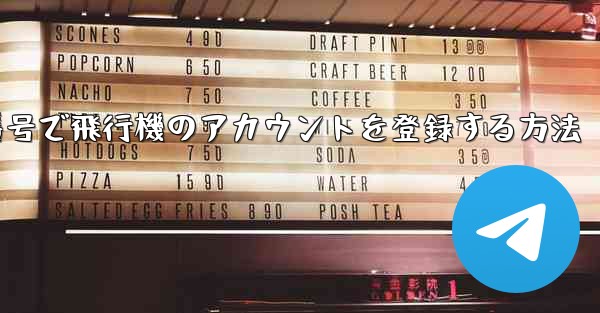 中国の携帯電話番号で飛行機のアカウントを登録する方法