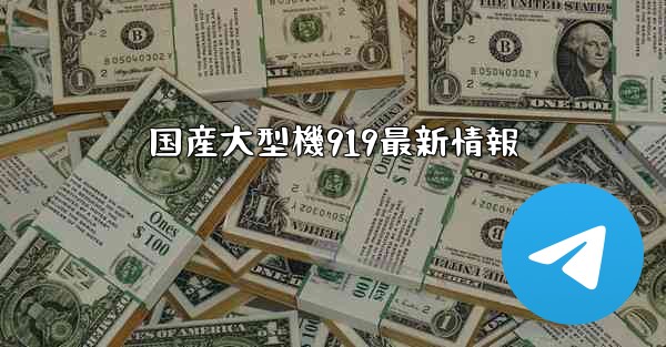 国産大型機919最新情報