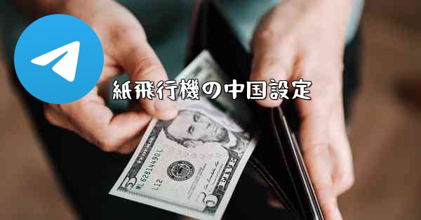 紙飛行機の中国設定