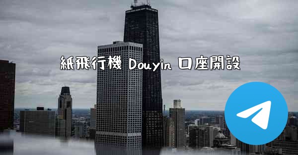 紙飛行機 Douyin 口座開設