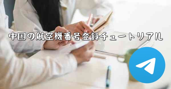 <b>中国の航空機番号登録チュートリアル</b>