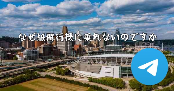 <b>なぜ紙飛行機に乗れないのですか</b>