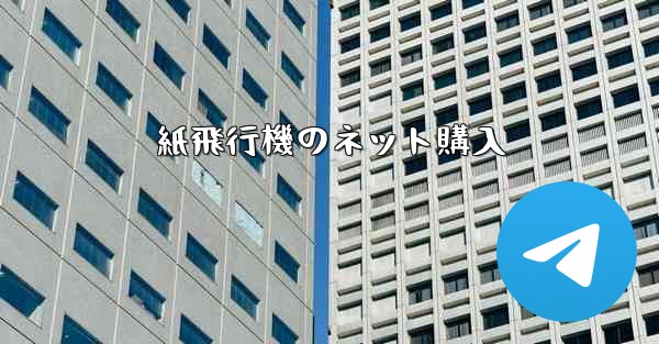 <b>紙飛行機のネット購入</b>