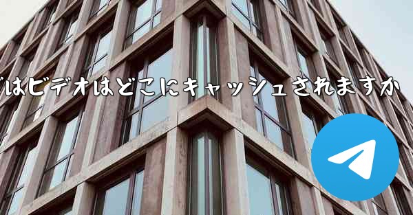 Web バージョンの Paper Plane telegeram ではビデオはどこにキャッシュされますか