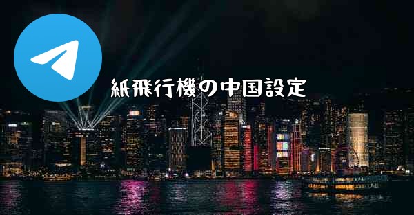 紙飛行機の中国設定