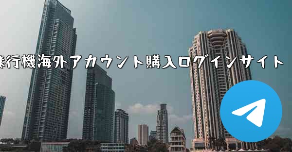 紙飛行機海外アカウント購入ログインサイト