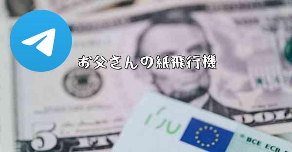お父さんの紙飛行機