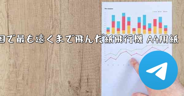 中国で最も遠くまで飛んだ紙飛行機 A4用紙