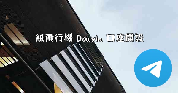 紙飛行機 Douyin 口座開設