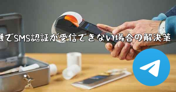 紙飛行機でSMS認証が受信できない場合の解決策