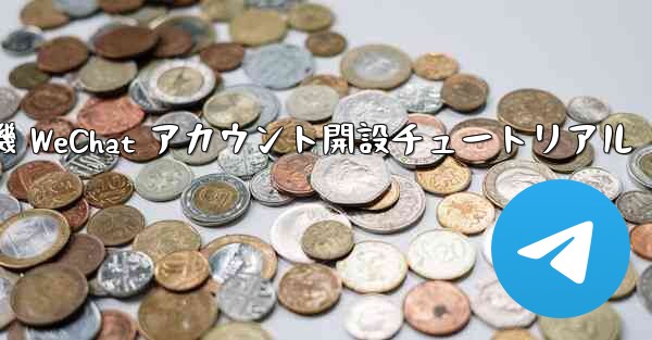 紙飛行機 WeChat アカウント開設チュートリアル