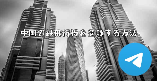 中国で紙飛行機を登録する方法