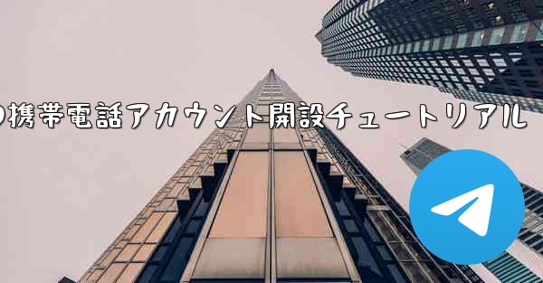 紙飛行機の携帯電話アカウント開設チュートリアル