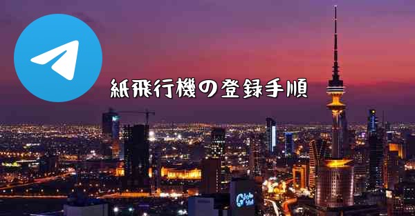 紙飛行機の登録手順