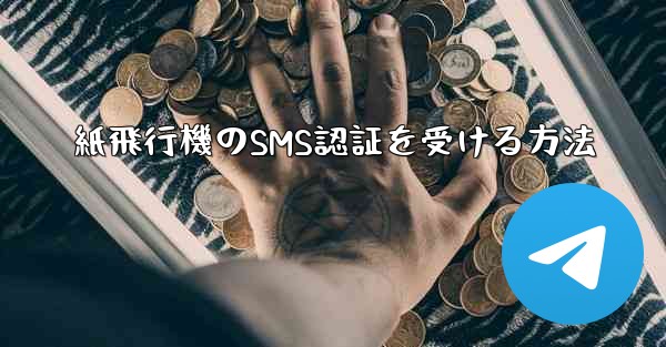 紙飛行機のSMS認証を受ける方法