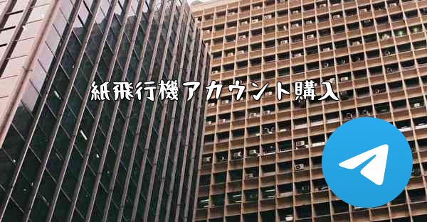 紙飛行機アカウント購入