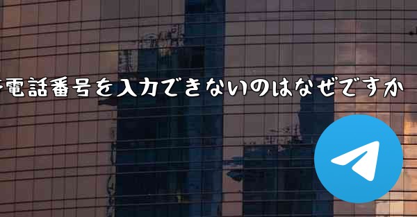 Paper Plane の携帯電話番号を入力できないのはなぜですか