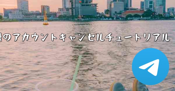 紙飛行機のアカウントキャンセルチュートリアル