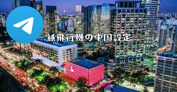 紙飛行機の中国設定