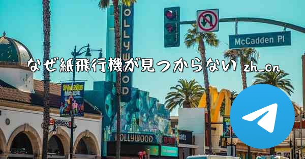 なぜ紙飛行機が見つからない zh_cn