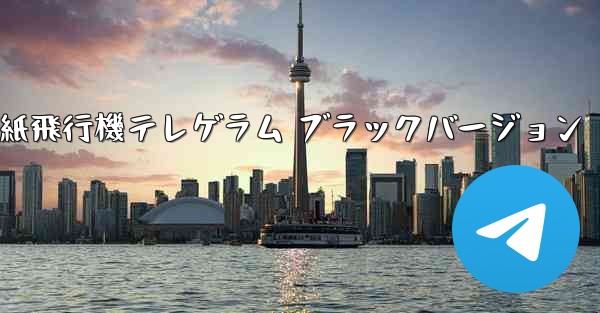 紙飛行機テレゲラム ブラックバージョン