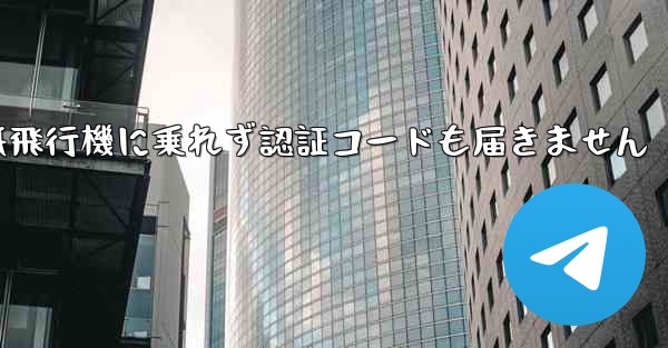 紙飛行機に乗れず認証コードも届きません