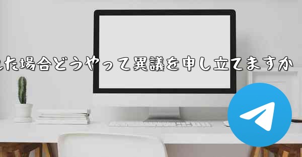 紙飛行機が禁止された場合どうやって異議を申し立てますか