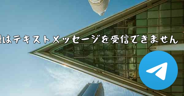 国内の紙飛行機はテキストメッセージを受信できません