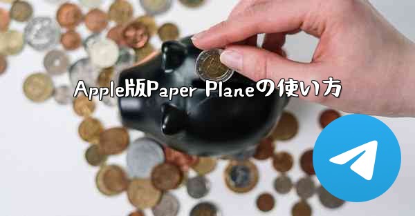 Apple版Paper Planeの使い方