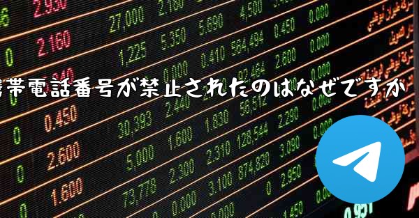 Paper Plane の携帯電話番号が禁止されたのはなぜですか