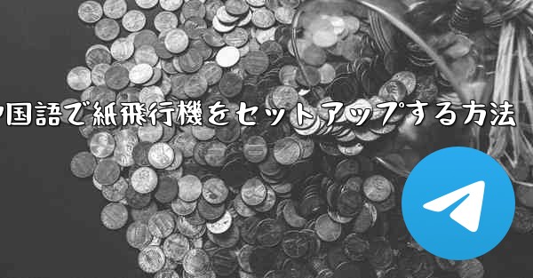 中国語で紙飛行機をセットアップする方法