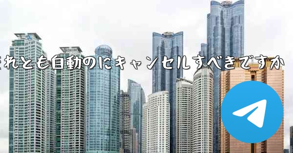 紙飛行機は自分でキャンセルするべきですかそれとも自動のにキャンセルすべきですか