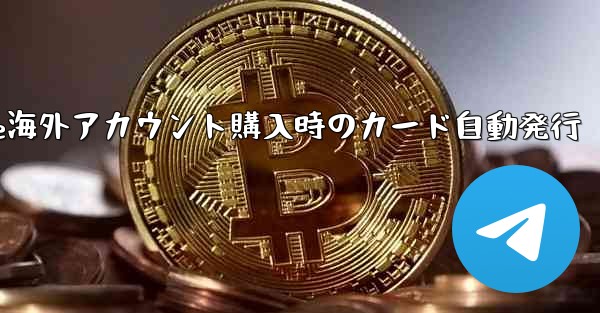 <b>Paper Plane海外アカウント購入時のカード自動発行</b>