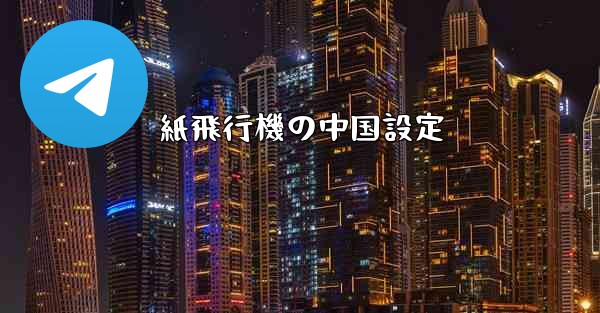 紙飛行機の中国設定