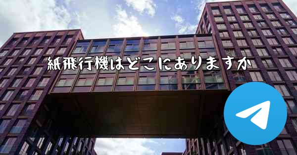紙飛行機はどこにありますか