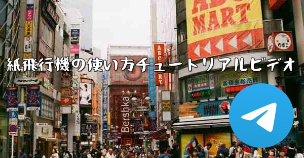 紙飛行機の使い方チュートリアルビデオ