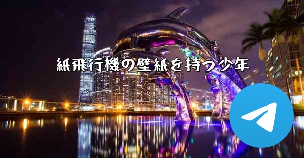 紙飛行機の壁紙を持つ少年