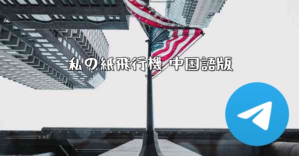 私の紙飛行機 中国語版