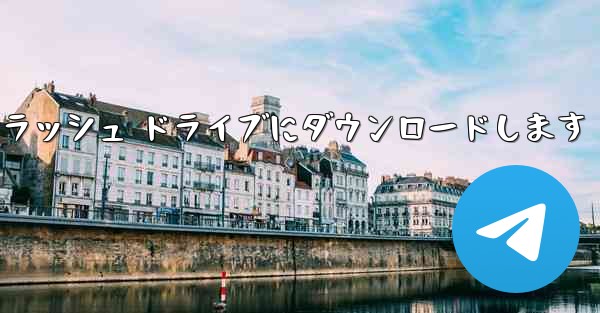 キャッシュされた紙飛行機のビデオを USB フラッシュ ドライブにダウンロードします