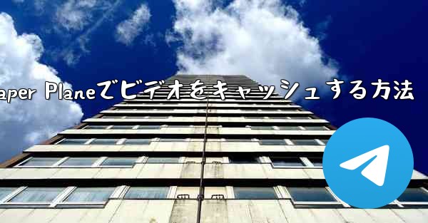 Paper Planeでビデオをキャッシュする方法