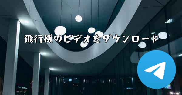 飛行機のビデオをダウンロード